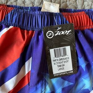 NWT Men's Team USA Zoot LTD 5" Run Short